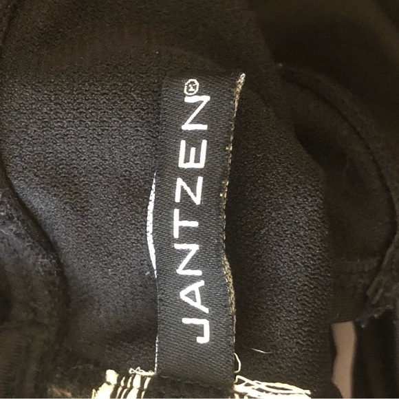 𝅺jantzen Size Small Black Bandeau Bathing Suit - Picture 3 of 3
